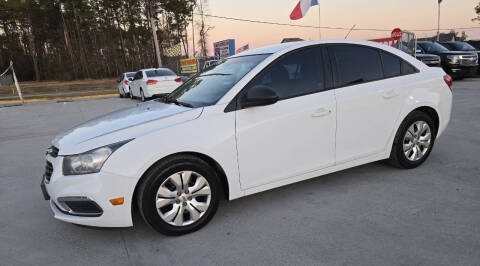 2015 Chevrolet Cruze for sale at ALWAYS MOTORS in Spring TX