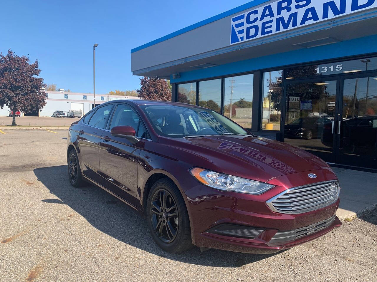 2018 Ford Fusion for sale at Cars On Demand LLC in Lansing, MI