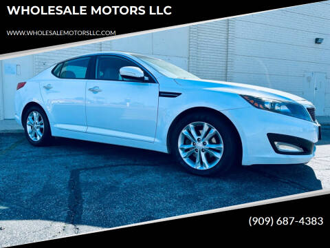 2013 Kia Optima for sale at WHOLESALE MOTORS LLC in Riverside CA