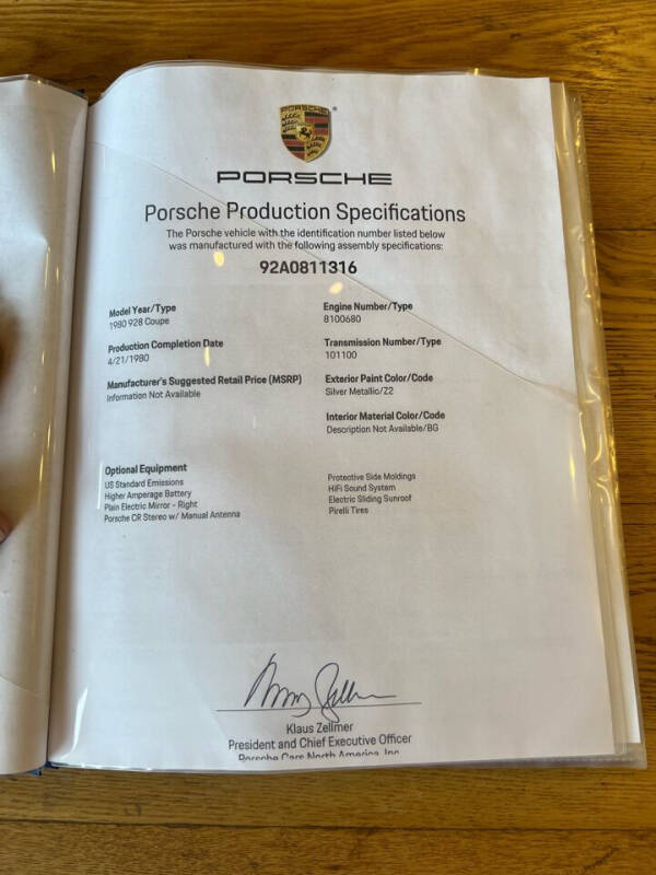 1980 Porsche 928