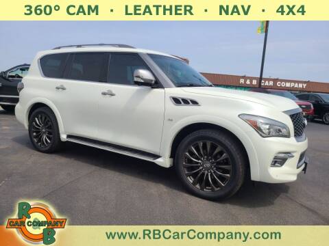 2015 Infiniti QX80 for sale at R & B Car Company in South Bend IN
