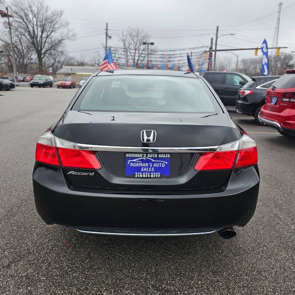 2014 Honda Accord for sale at Norman's Auto Sales in Cleveland, OH