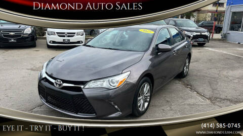 2015 Toyota Camry for sale at DIAMOND AUTO SALES LLC in Milwaukee WI