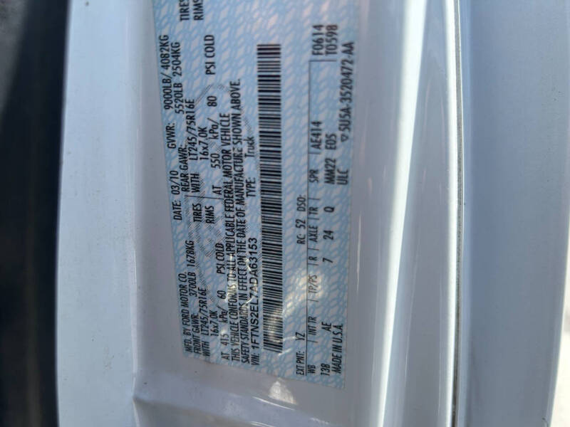 2010 Ford E-Series E-250