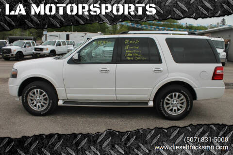 2012 Ford Expedition for sale at L.A. MOTORSPORTS in Windom MN