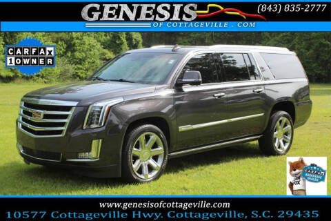 2016 Cadillac Escalade ESV for sale at Genesis Of Cottageville in Cottageville SC