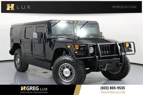 2006 HUMMER H1 for sale at HGREG LUX EXCLUSIVE MOTORCARS in Pompano Beach FL