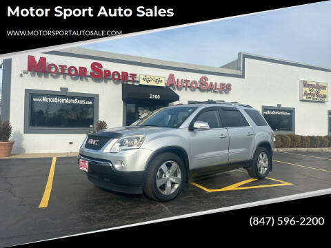 2012 GMC Acadia for sale at Motor Sport Auto Sales in Waukegan IL