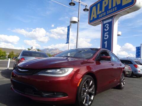 2015 Chrysler 200 for sale at Alpine Auto Sales in Salt Lake City UT