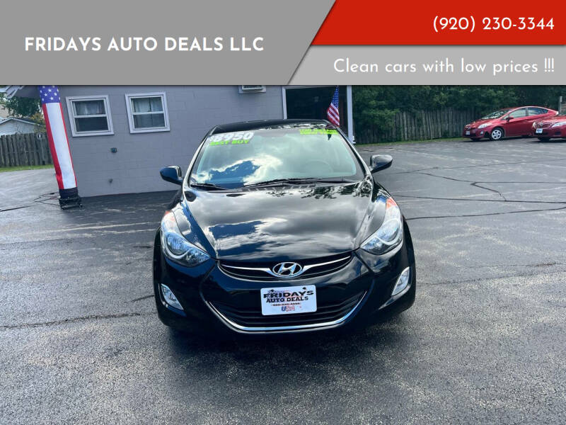 2013 Hyundai Elantra for sale at Fridays Auto Deals LLC in Oshkosh WI