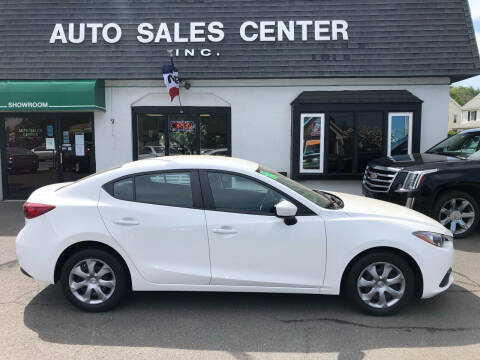 2016 Mazda MAZDA3 for sale at Auto Sales Center Inc in Holyoke MA