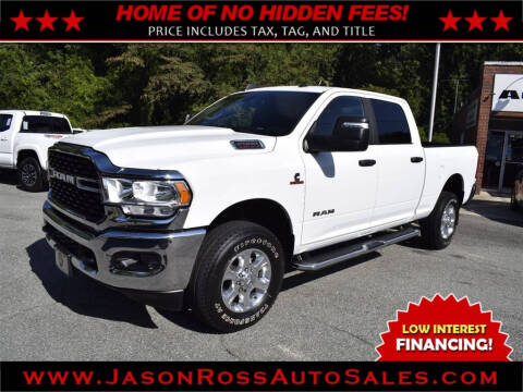 2023 RAM 2500 for sale at Jason Ross Auto Sales in Burlington NC