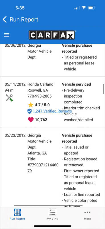 2012 Honda Odyssey EX-L w/DVD