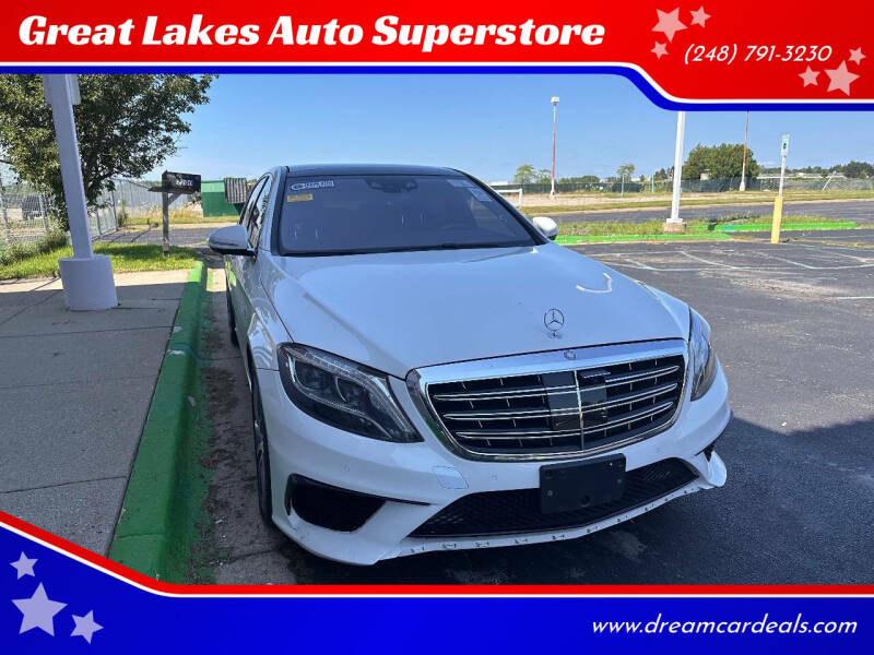 2015 Mercedes-Benz S-Class for sale at Great Lakes Auto Superstore in Waterford Township MI