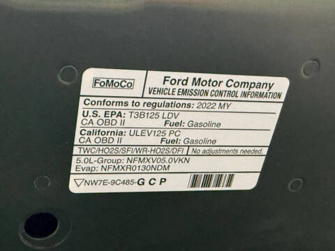 2022 Ford Mustang