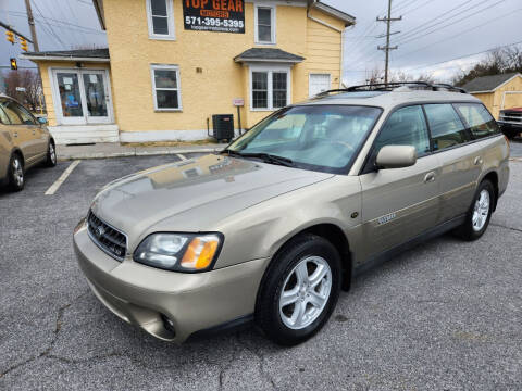 2004 Subaru Outback for sale at Top Gear Motors in Winchester VA