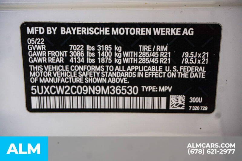 2022 BMW X7 xDrive40i