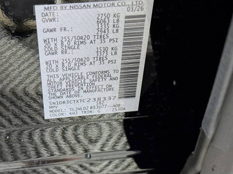 2026 Nissan Pathfinder SL