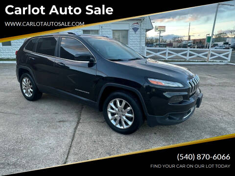 2015 Jeep Cherokee for sale at Carlot Auto Sale in Fredericksburg VA