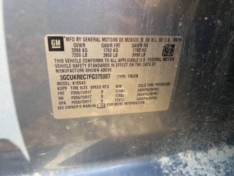 2015 Chevrolet Silverado 1500