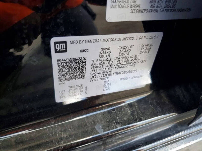 2022 GMC Sierra 1500
