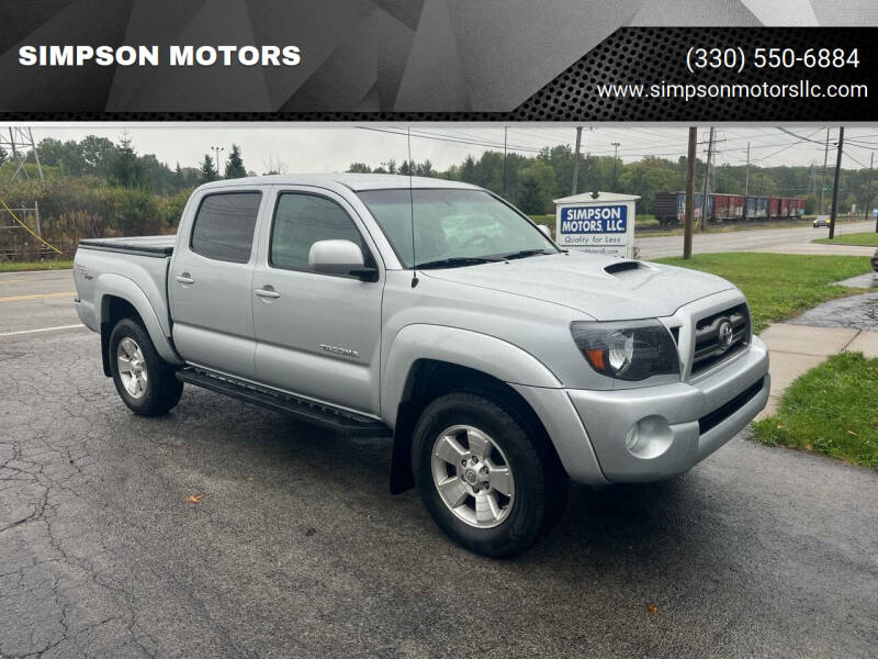 2010 Toyota Tacoma for sale at SIMPSON MOTORS in Youngstown OH