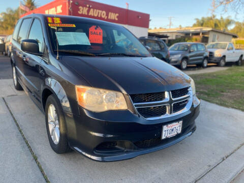 2013 Dodge Grand Caravan for sale at 3K Auto in Escondido CA