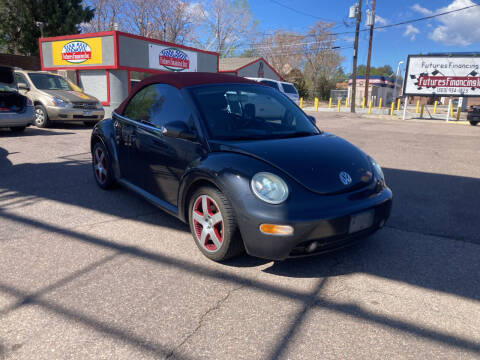 2005 Volkswagen New Beetle Convertible for sale at FUTURES FINANCING INC. in Denver CO