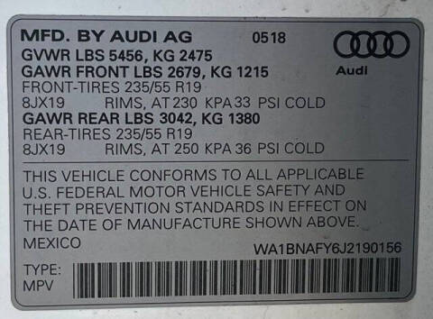 2018 Audi Q5