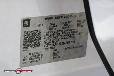 2018 Cadillac Escalade ESV Premium Luxury