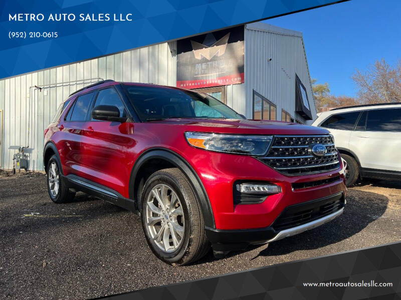 2022 Ford Explorer for sale at METRO AUTO SALES LLC in Lino Lakes MN