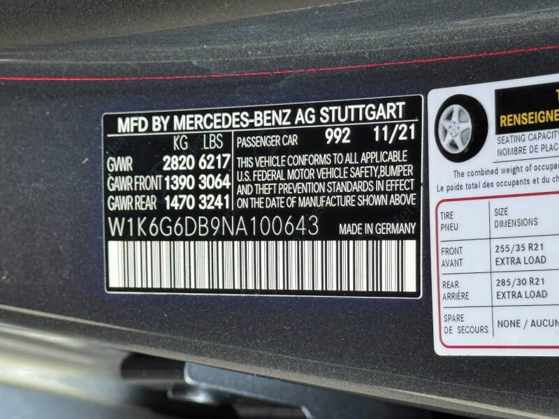 2022 Mercedes-Benz S-Class S 500 4MATIC