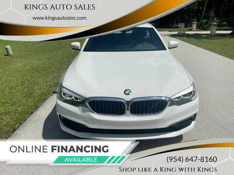 2019 BMW 5 Series for sale at KINGS AUTO SALES in Hollywood FL