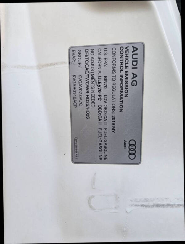 2019 Audi A5 Sportback quattro Premium Plus 45 TFSI