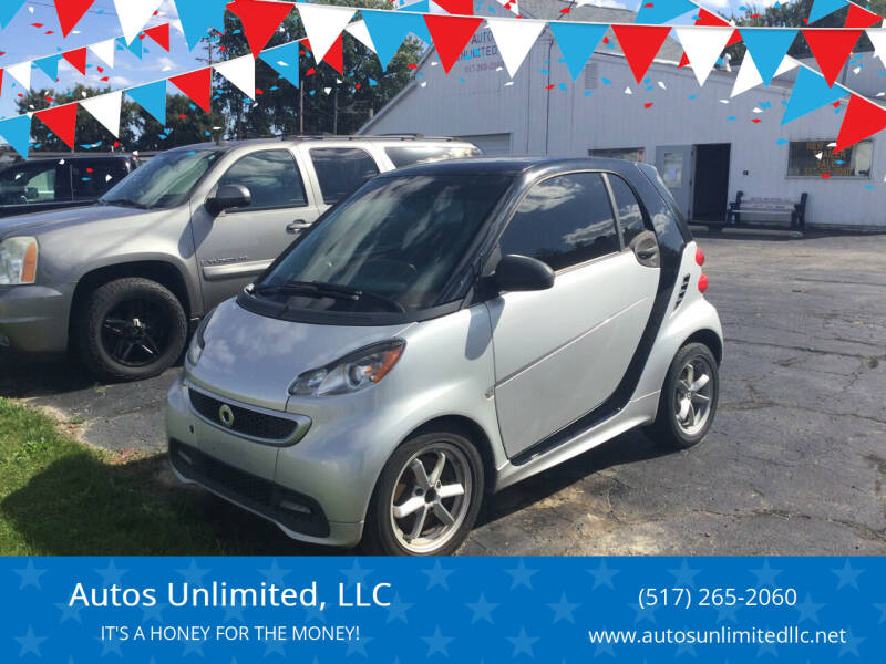 2015 Smart fortwo for sale at Autos Unlimited, LLC in Adrian MI