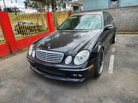 2003 Mercedes-Benz E-Class for sale at E and M Auto Sales in Bloomington CA