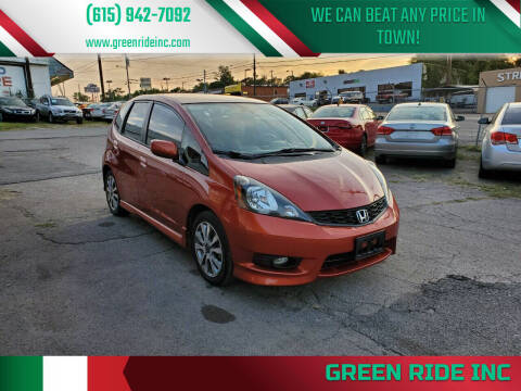 2012 Honda Fit for sale at Green Ride Inc in Nashville TN