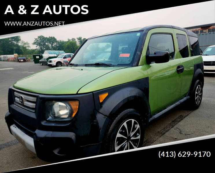 2008 Honda Element for sale at A & Z AUTOS in Westfield MA