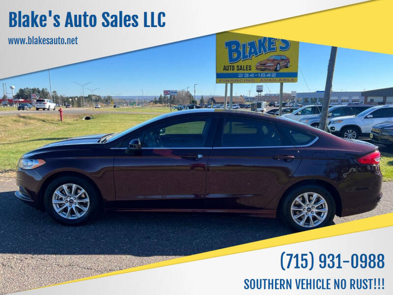 2017 Ford Fusion for sale at Blake's Auto Sales LLC in Rice Lake WI