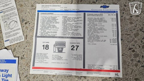 2000 Chevrolet Corvette