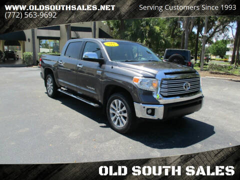 2016 Toyota Tundra for sale at OLD SOUTH SALES in Vero Beach FL