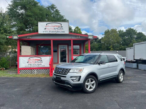 2017 Ford Explorer for sale at 4Auto Sales, Inc. in Fredericksburg VA