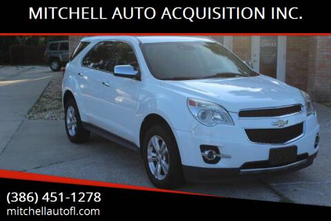 2013 Chevrolet Equinox for sale at MITCHELL AUTO ACQUISITION INC. in Edgewater FL