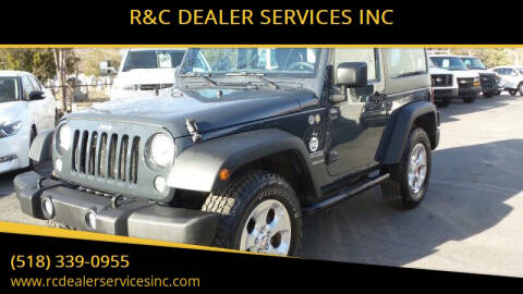 2017 Jeep Wrangler for sale at R&C DEALER SERVICES INC in Cohoes NY