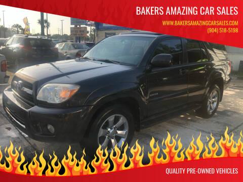 2008 Toyota 4Runner for sale at Bakers Amazing Car Sales in Jacksonville FL