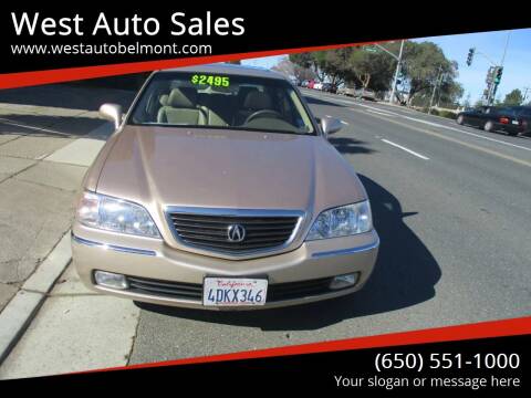 1999 Acura RL for sale at West Auto Sales in Belmont CA
