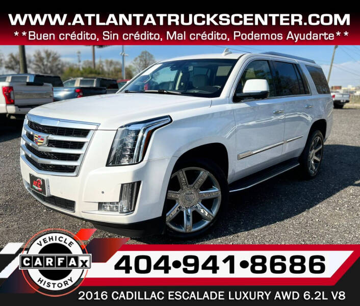 2016 Cadillac Escalade for sale at ATLANTA TRUCK CENTER LLC in Doraville GA