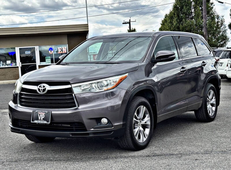 Used 2015 Toyota Highlander LE Plus with VIN 5TDBKRFHXFS192179 for sale in Spokane, WA