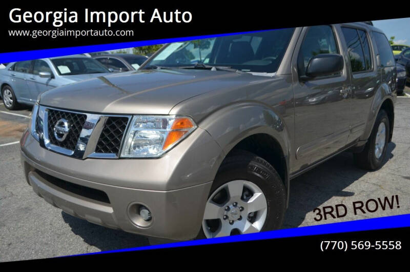 2007 Nissan Pathfinder for sale at Georgia Import Auto in Alpharetta GA