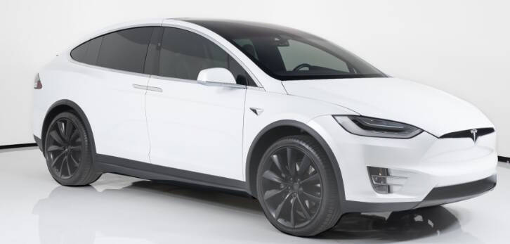 White 2021 Tesla Model X Long Range Plus AWD Long Range Plus 4dr SUV 1